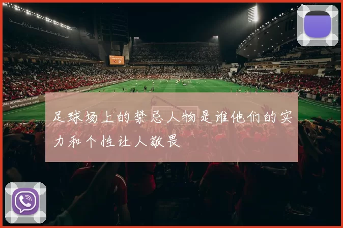 足球场上的禁忌人物是谁他们的实力和个性让人敬畏