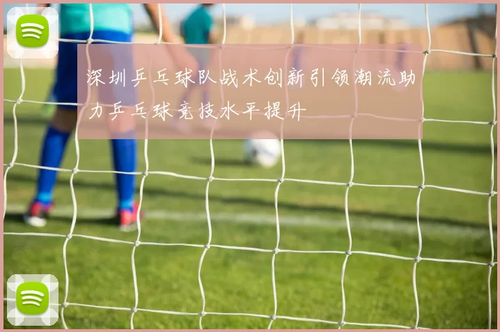 深圳乒乓球队战术创新引领潮流助力乒乓球竞技水平提升